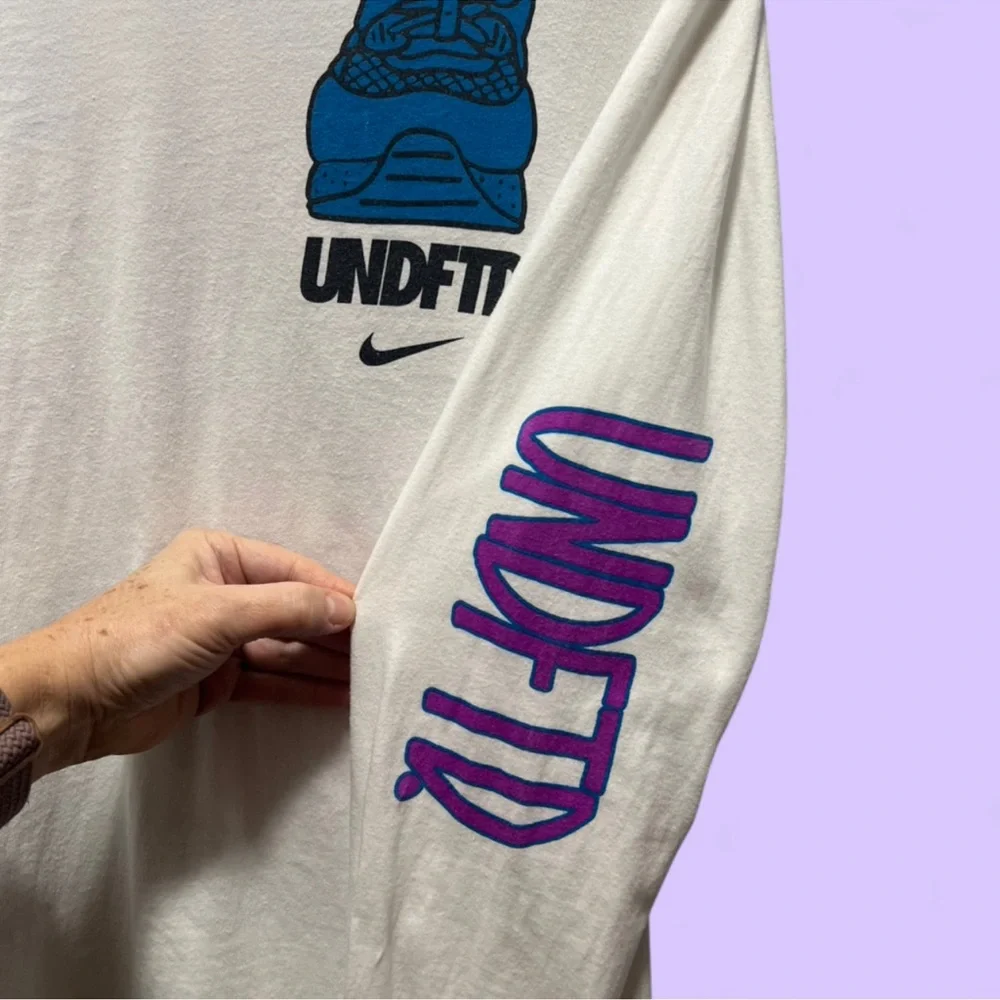 2020 NIKE AIR MAX 90 x UNDFTD T-shirt sz S WHITE PROMO RARE